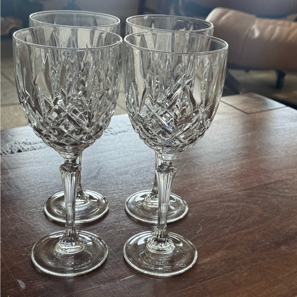 VINTAGE MARQUIS WATERFORD BROOKSIDE GOBLET Set of 4